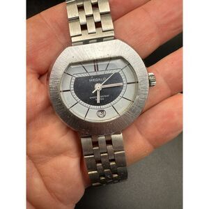 Rare Megalo Semi Circle Shaped Vintage Watch